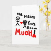 Ik mis de mensen op de stok kaart (Gele Bloem)