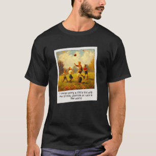 Ik mis het zijn van een Kind jongens Football Vint T-shirt