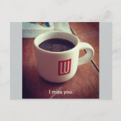 Ik mis je. briefkaart (Voorkant)