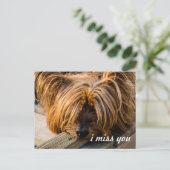 Ik mis je briefkaart (Staand voorkant)