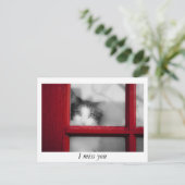 Ik mis je briefkaart (Staand voorkant)