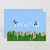 Ik mis je Briefkaart (Voorkant / Achterkant)