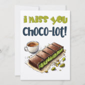 Ik mis je Choco-lot! – Chocolade Kunafa Wordplay Kaart (Voorkant)