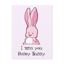 Ik mis je honingbunny