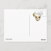 "Ik mis je!" Knuffel Beer Briefkaart (Achterkant)