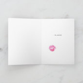 Ik mis je Lips-kaart Kaart (Binnen)