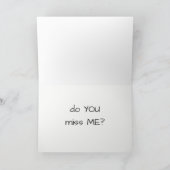 ‘IK MIS JE’, ‘MIS JE MIJ’ KAART (Binnen)