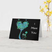 ‘IK MIS JE’, ‘MIS JE MIJ’ KAART (Gele Bloem)