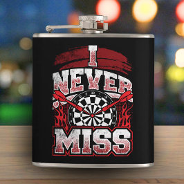 Ik mis je nooit dartfles 6 oz. heupfles