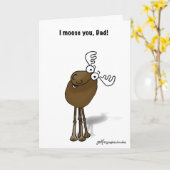 Ik mis je op Vaderdag Kaart (Gele Bloem)