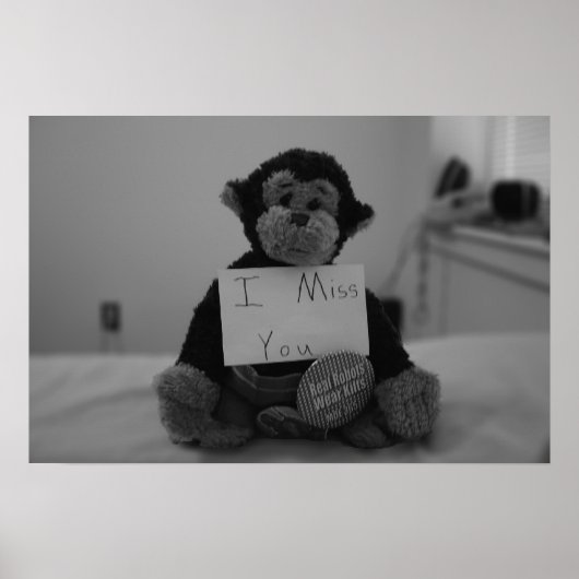 Ik mis je poster (Voorkant)