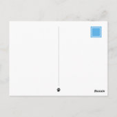 Ik mis je Telefoon Funny Cat Custom Briefkaart (Achterkant)