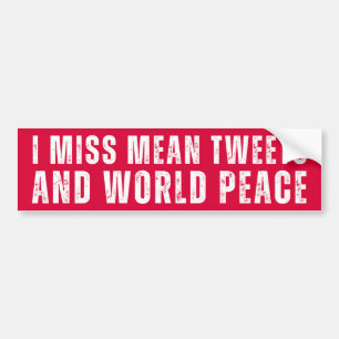 Ik mis Mean Tweets en Wereldvrede, Anti Joe Biden Bumpersticker