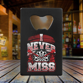 Ik mis nooit - Dart Legend Kredietkaart Flessenopener