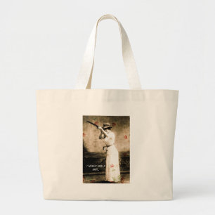 Ik mis nooit een schort grote tote bag