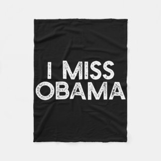 Ik mis Obyma Anti Trump Dissent protest verzet Fleece Deken