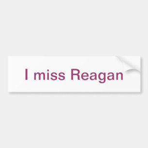 Ik mis Reagan Bumpersticker