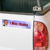 Ik Miss Obama Bumpersticker (Op Truck)