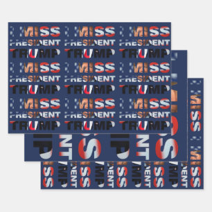 Ik Miss President Trump Inpakpapier Vel