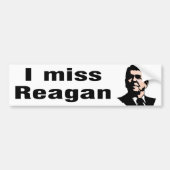 Ik Miss Reagan Bumpersticker (Voorkant)