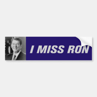 Ik Miss Ron Bumpersticker
