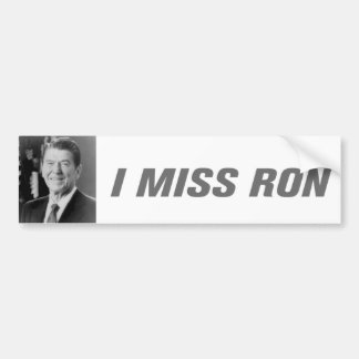 Ik Miss Ron Bumpersticker