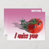 Ik Miss U Briefkaart (Voorkant / Achterkant)