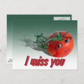 Ik Miss U Briefkaart (Voorkant / Achterkant)