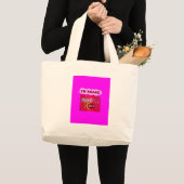 Ik Miss U. Ik ben verrot. Grote Tote Bag (Voorkant (product))