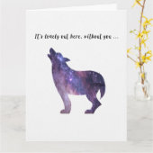 Ik Miss U Kaart (Gele Bloem)