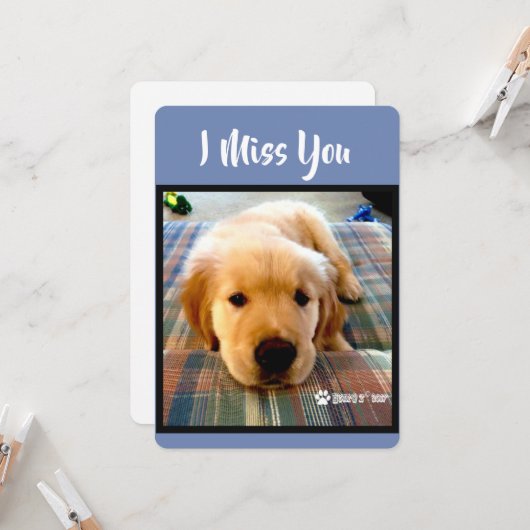 Ik Miss U Kaart (Voorkant / Achterkant in situ)