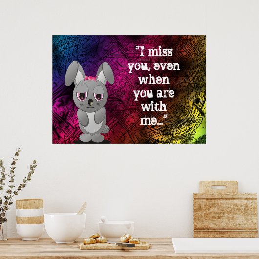 Ik Miss U Poster (Keuken)