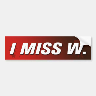 Ik Miss W, Bumpersticker