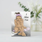 Ik Miss You - Briefkaart (Staand voorkant)