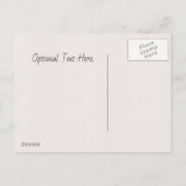 Ik Miss You Cute Briefkaart (Achterkant)