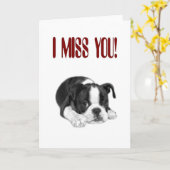 Ik Miss You Kaart (Gele Bloem)