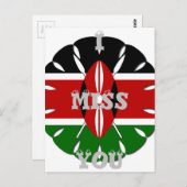 Ik Miss You Kenya Briefkaart (Voorkant / Achterkant)