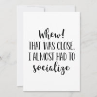 Ik moest bijna socialiseren