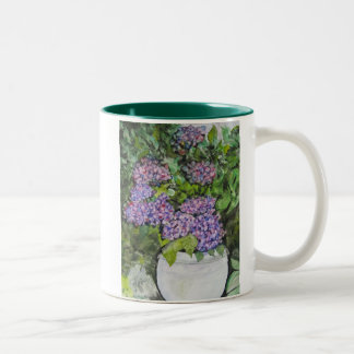 Ik moet bloemen hebben, altijd en altijd, Monet Tweekleurige Koffiemok