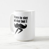 Ik moet dassen - heel grappig koffiemok (Voorkant links)