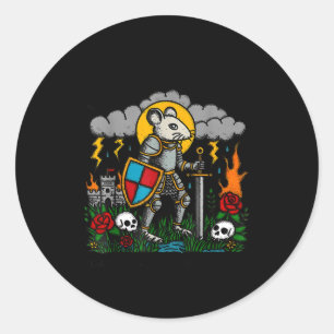 Ik moet doorgaan want ik weet niet wat ik anders m ronde sticker