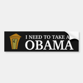 IK MOET EEN ANDER NEMEN, OBAMA BUMPERSTICKER