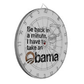 IK MOET EEN OBAMA NEMEN DARTBORD (Voorkant Links)
