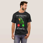 Ik moet gaan... en ik moet gaan. t-shirt (Voorkant volledig)