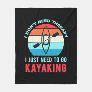 Ik moet gewoon naar Kayaking Fleece Deken