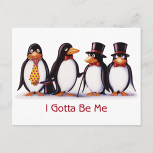 Ik moet me zijn briefkaart