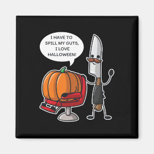 Ik moet mijn hart luchten, ik hou van Halloween Po Magneet