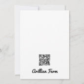 Ik moet mijn kaartje achterlaten kaart (Achterkant)