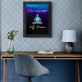 Ik moet mijn vrede beschermen foto afdruk