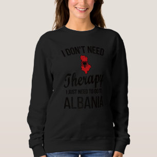 Ik moet naar Albanese vlag Albanese Roo gaan Trui
